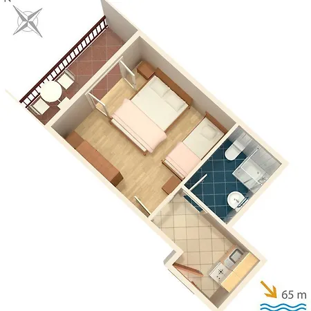 Apartman Studio Lokva Rogoznica 2973a Gornji Dolac